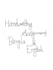 do neat and clean english and bangla handwriting assignment