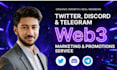 do crypto discord telegram twitter marketing and promotion
