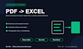 build a PDF to excel automation desktop tool