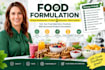 develop custom food formulation and product recipes