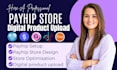 set up payhip website, payhip store, payhip, stan store gumroad store setup