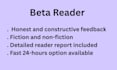 be your honest fiction beta reader