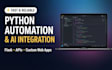 code high speed python automation scripts and custom ai bots