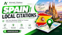 build 300 spain local citations for local SEO