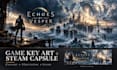 create game key art and steam capsule artwork for your game launch
