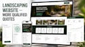 build a landscaping lead generation website with quote automation client intake
