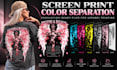 do color separation for screen printing