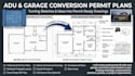 draw adu and garage conversion plans for permit
