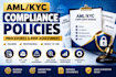 draft aml kyc compliance policies, procedures and risk assessment