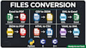 write a custom script to convert format and parse your files