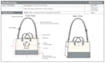 design bag tech pack, duffle bag , tote bag and technical drawing for production