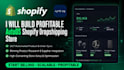 create profitable shopify dropshipping store