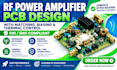 design rf power amplifier pcb with matching, biasing and thermal control emi emc