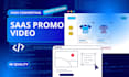 create modern saas promo video and kinetic typography motion