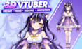 create 3d vtuber model, vrchat, warudo avatar, vrm model, arkit 52 blendshapes