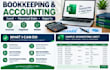 do bookkeeping, accounting and excel financial data entry