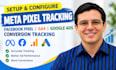 setup meta pixel tracking, facebook pixel, ga4, google ads converstion tracking