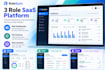 build ai saas platform wth three role based dashboards, data isolation, saas app