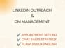be your expert linkedin appointment setter, dm sales manager