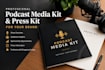 design an engaging media kit and press kit for creators