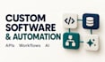 develop custom software and automation tools