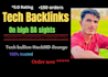 build high quality tech backlinks on high da websites