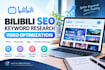 do bilibili SEO and keyword research