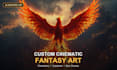 create custom cinematic fantasy character art