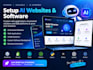 setup ai websites  software, web application, ai, web application