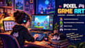 draw pixel art game