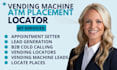 cold calling vending machine locator vending machine atm placement