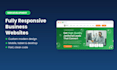 build a fully responsive business website