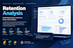 retention analysis with graphics