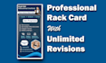 design a modern and professional rack card