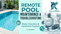 provide expert pool maintenance and troubleshooting advice