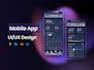 create a mobile app UI UX design for ios and android apps, figma, UX UI