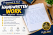 create beautiful handwritten notes and assignments