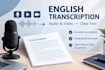do a basic presentation design , transcription