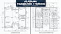 create alabama residential foundation and framing drawings