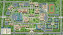create 2d school, university, campus, wayfinding and location maps