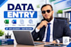 provide top quality data entry and administrative services