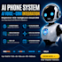 set up ai phone system with 3cx, ringcentral, gohighlevel, omadi