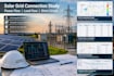 do solar grid connection study, power flow, load flow and short circuit