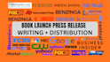 write press release, distribute book press release book launch pr distribution