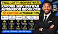 lofty propertybase kvcore servicetitan automation roofr CRM zapier integration