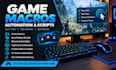 create game macros, mouse automation, pc game, autohotkey, macro script, ai bot