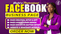 page creation, fb page logo design and cover
