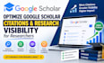 optimize google schoolar citation and research visibility for rresearchers