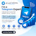 promote our telegram group or channel
