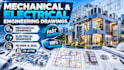 do mechanical and electrical engineering drawings, sign and seal with pe letter